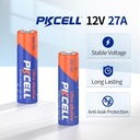 Batería Alcalina PKCELL 12V - Blíster x 5 Und. |27A-5B|