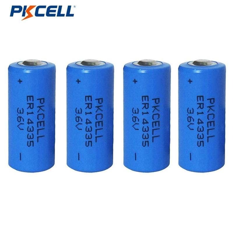 Batería PKCELL Li-SOCl2 3.6V 2/3AA (ER14335) - 1650mAh de Larga Vida para Sensores, Alarmas y Dispositivos IoT