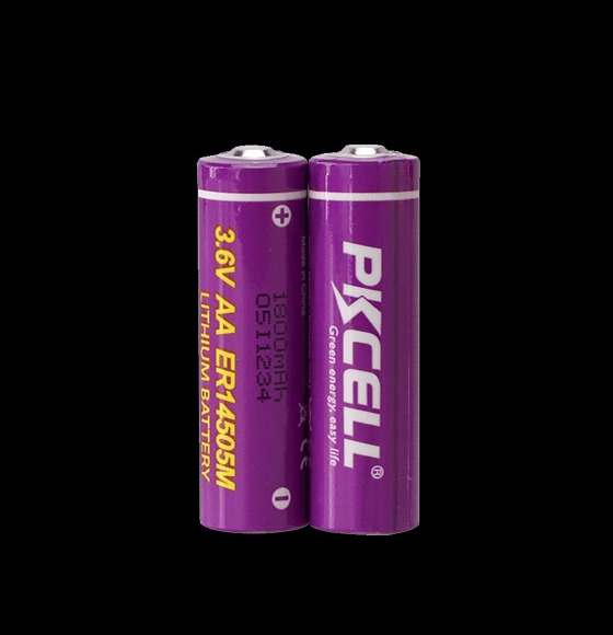 Batería PKCELL Li-SOCl2 3.6V AA (ER14505M) - Alta Descarga (Tipo Poder) para Rastreo GPS y Telemetría