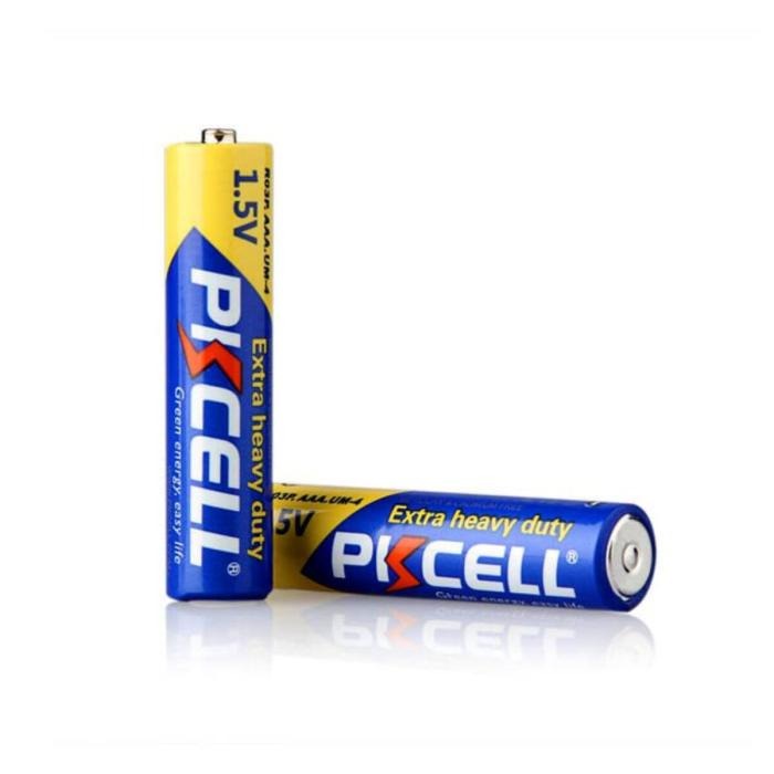 Pila de Carbón PKCELL AAA - económica |R03P-2S|
