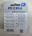 Pila Recargable PKCELL 1.2V AA 600mAh Ni-MH - Blíster x 4 Und. |AA600-4B|